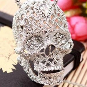 Prisoner in Your Skull White Crystal Necklace